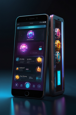 Bloody Slots casino app on smartphone